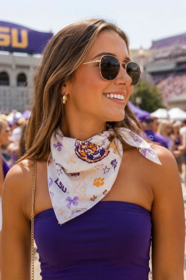 SC - ETA 7/30-8/13 LSU Bandana©
