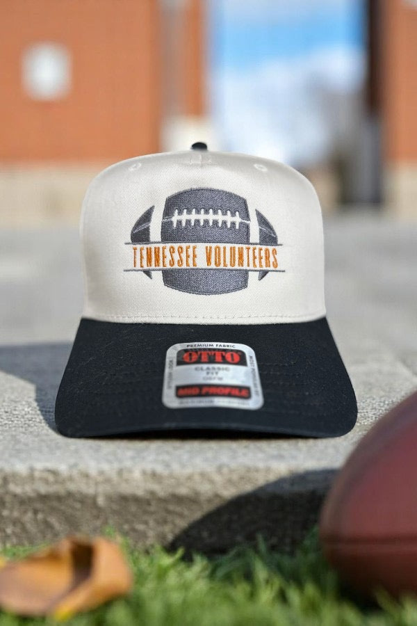 SC - TN Volunteers Natural/Black Embroidered Hat