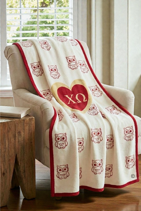SC - ETA 6/1 - Chi Omega Luxury Blanket