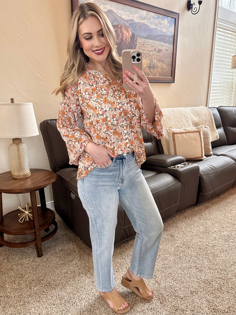 Light Wash Ankle Straight Judy Blue Jeans