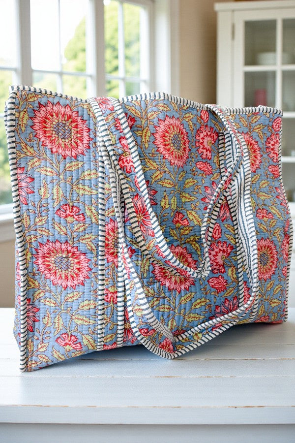 SC - ETA 6/29 - September Haze Floral Tote Bag