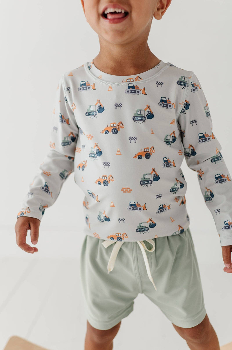 Babysprouts Long Sleeve Rash Guard Swim Shirt