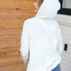 Feeling It Kelly Green Clover Cut Out Terry Hoodie