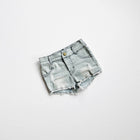 Girls Denim Shorts - Slate Gray