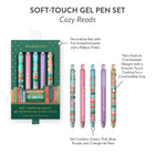Cozy Reads Soft-Touch Gel Pen Set