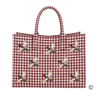 SC - ETA 10/15-10/29 Mallard Marshland Maroon Gingham Vinyl Tote©