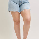 Evelyn Mid Rise Rigid Magic Dad Shorts