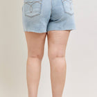 Evelyn Mid Rise Rigid Magic Dad Shorts