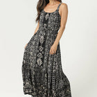 PRINTED MAXI TANK DRESS