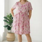 In the Sunshine Fuchsia Babydoll Dress