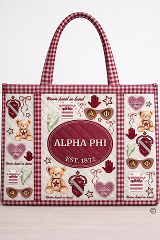 SC - ETA 6/1 - Alpha Phi Sorority Tote Bag