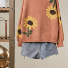 Sunlit Bloom Patch Sweater