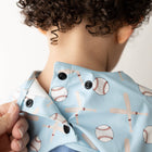 The Grayson Long Sleeve Bib - Baseball
