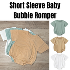 Short Sleeve Baby Bubble Romper
