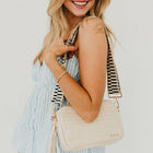 Woven Willow Camera Crossbody Bag