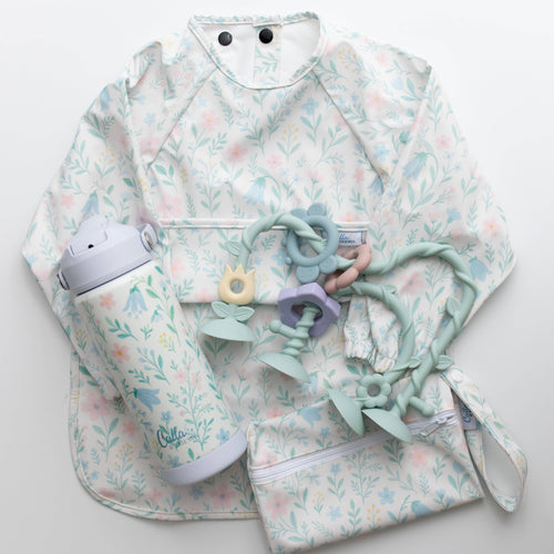 The Grayson Long Sleeve Bib - Wildflower Dreams