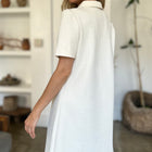 Double Take Full Size Texture Short Sleeve Dress
