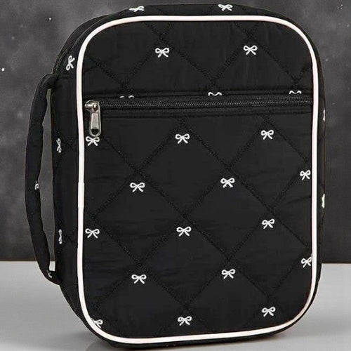 SC - Black and White Bow Bible Cover
