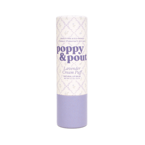 Poppy & Pout - Lip Balm, Cottage Collection, Lavender Cream Puff