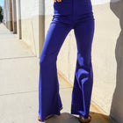 All You Need Sapphire High Waist Flare Leg Denim Jeans