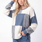 Mixed Media Patchwork Pullover Top