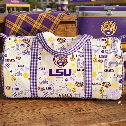 SC - ETA 7/1 - LSU Duffel Bag©
