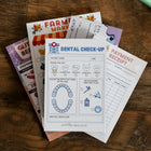 Pretend Play Dental Check-up Notepad