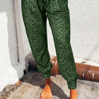 Leopard Print Joggers with Pockets