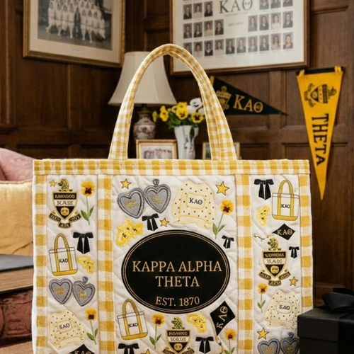 SC - ETA 6/1 - Kappa Alpha Theta Sorority Tote Bag