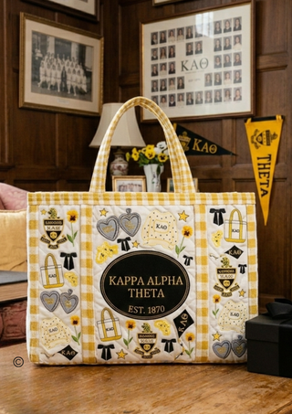 SC - ETA 6/1 - Kappa Alpha Theta Sorority Tote Bag