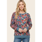 HACCI FLORAL PRINTED TOP