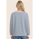 RELAXED FIT STRIPED SWEATSHIRT
