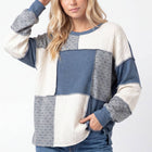 Mixed Media Patchwork Pullover Top