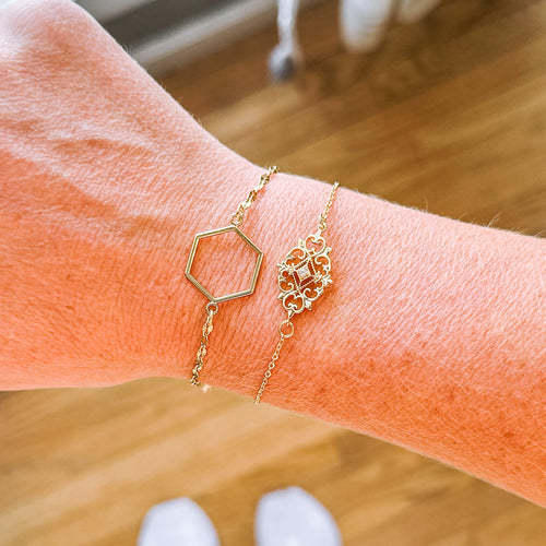 Hexagon Bracelet