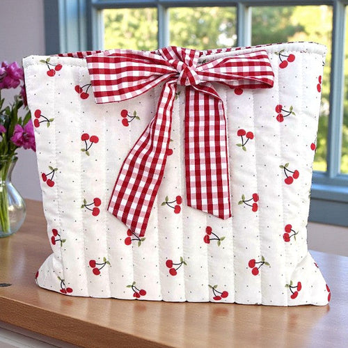 SC - Abigail Cherry Print Bible Cover