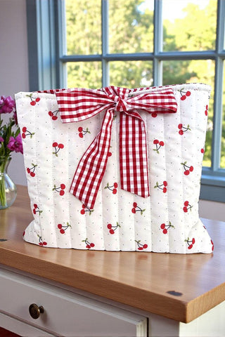 SC - Abigail Cherry Print Bible Cover