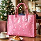 SC - ETA 9/30-10/14 The Pink Peppermint Vinyl Tote©
