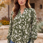 Smocked Sleeve Lizzy Blouse Top