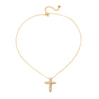 Hannah Diamond Cross Necklace - WATERPROOF