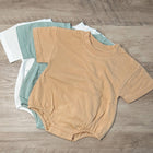 Short Sleeve Baby Bubble Romper