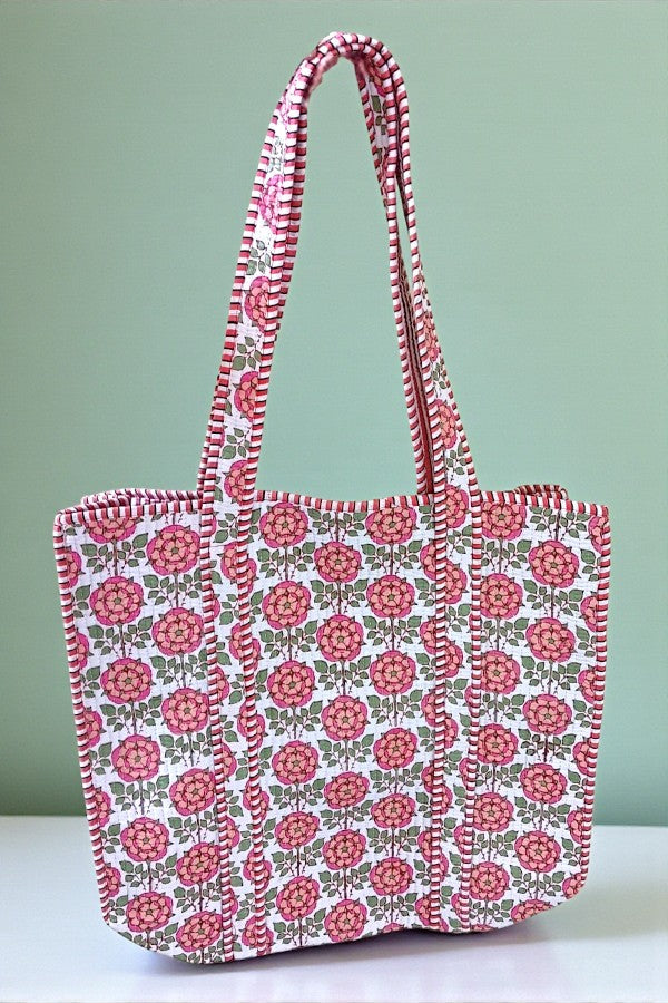 SC - ETA 1/30 - Cali Pink Floral Tote Bag