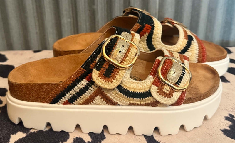SOUTHERN BOHO PLATFORM SANDALS