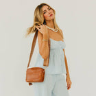 Woven Willow Camera Crossbody Bag