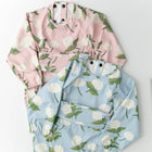 The Grayson Long Sleeve Bib - Hydrangeas