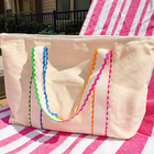 SC - ETA 7/6 - Spencer Rick Rack Trim Tote Bag