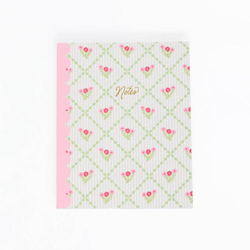 Scallop Notebook  | Cottage Trellis