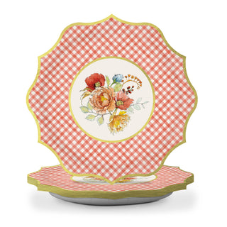 Autumn Bloom Die-Cut Luncheon Paper Plate