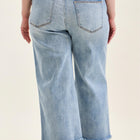 Mary Mid Rise Ankle Wide Leg + Hollywood WB + Fray Hem