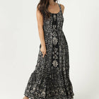 PRINTED MAXI TANK DRESS