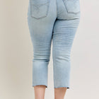 Martha Mid Rise Kick Flare w Raw Hem